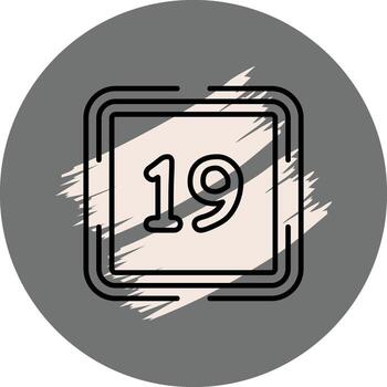 Counting Nineteen Premium User Interface Feature vector