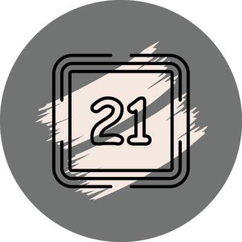 Counting Twenty One Functional User Interface Symbol vector