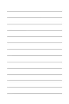 Blank lined paper sheet with copy space for text vector