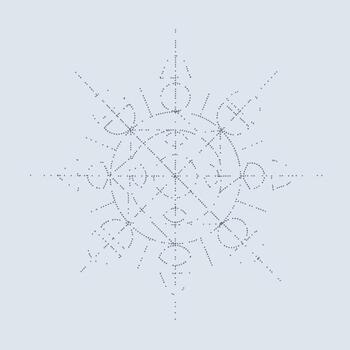 intrincado copo de nieve con simétrico patrones y delicado detalles en un ligero , exhibiendo natural geométrico belleza y complejidad vector