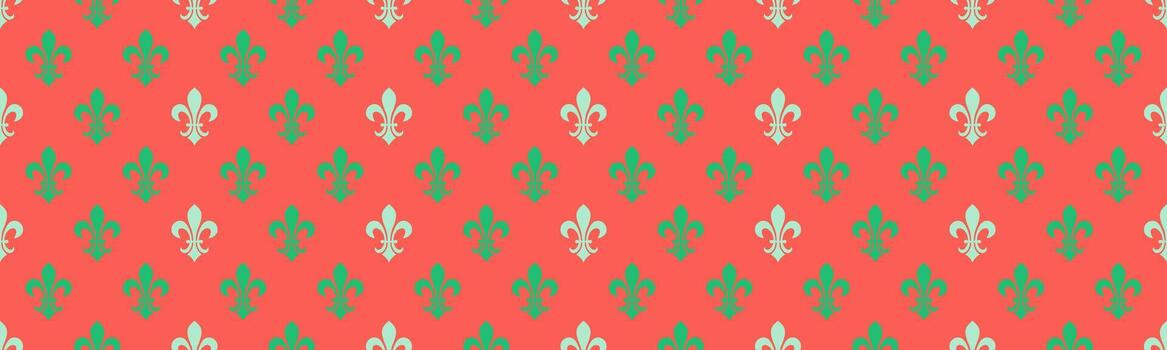 A red and green pattern with arrows on it vector