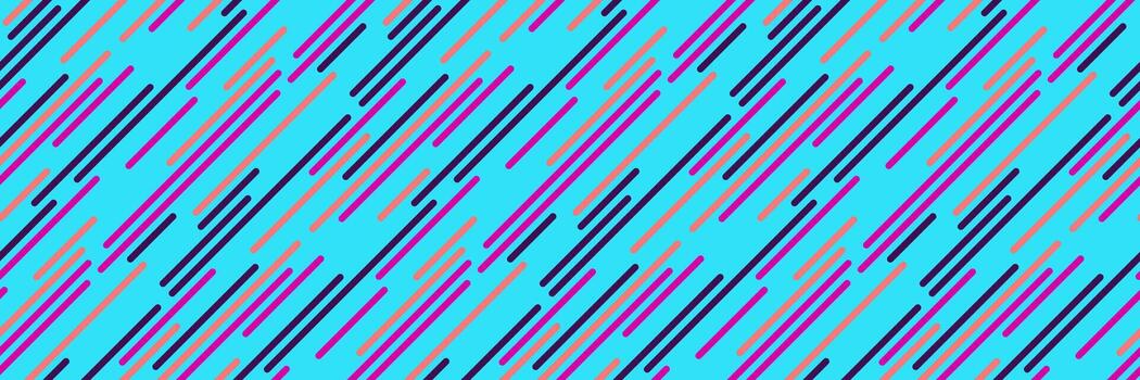 Dynamic diagonal lines in vibrant purple, gray, and blue create a modern, energetic abstract pattern. vector