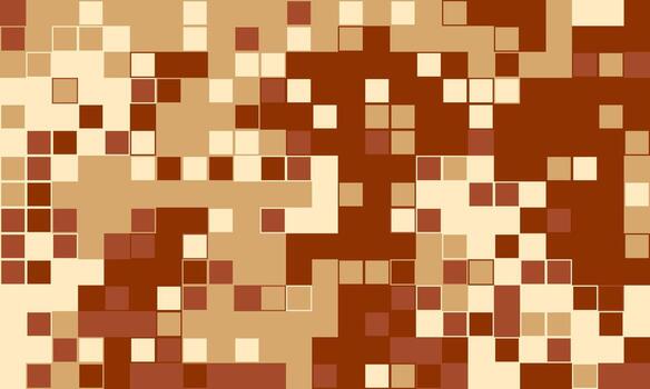 resumen píxel Arte antecedentes. terroso tonos crear un mosaico efecto, Perfecto para tecnología, diseño, o presentación efectos visuales versátil imagen evocando conceptos de datos, conexión, y moderno estética. vector