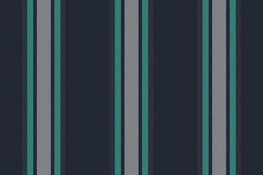 Elegant striped textile background in dark blue, teal, and grey. Vertical lines create a classic pattern, ideal for backgrounds, textures, and design projects. vector