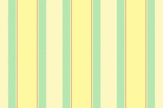 Vertical striped fabric. Pastel hues of yellow, green, and red in a repeating pattern. A versatile backdrop for fashion, design, or textile projects. vector