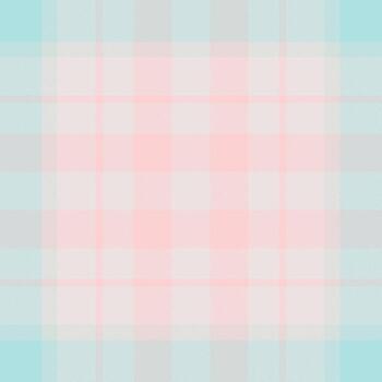 Pastel plaid pattern. Soft pink and aqua squares create a calming, versatile backdrop. Use for gentle, feminine designs, textiles, or digital paper. vector