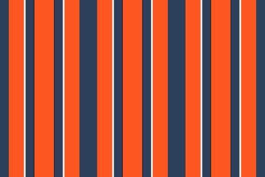 Modern striped background with alternating orange and navy blue vertical stripes. White lines separate the thicker stripes. Use as graphic element or backdrop. vector