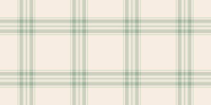 Serene plaid pattern in soft sage green and cream. A classic check design for background, fabric, or design projects. Creates a calm, comforting feel. vector