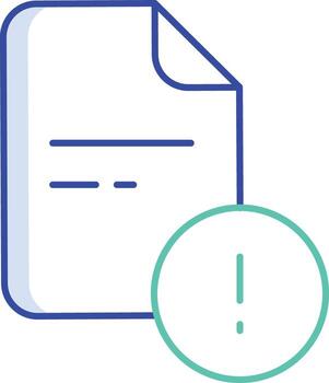 bandeja de entrada documento contorno color icono diseño vector