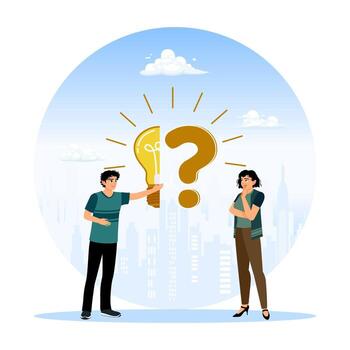 Discussion on ideas and problem solving vector