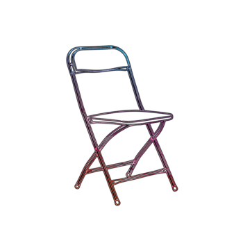 illustration av en hopfällbar stol isolerat på transparent bakgrund, visa upp dess design och funktionalitet för sittplatser och bärbarhet i olika inställningar png