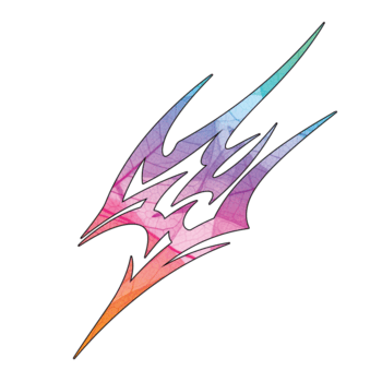 illustratie van kleurrijk bliksem bout ontwerp geïsoleerd Aan transparant achtergrond, met een levendig helling en ingewikkeld patronen, creëren een opvallend en dynamisch zichtbaar effect png