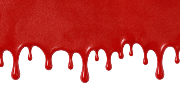 cremisi cascata visualizza un' vivace e strutturato flusso con un' lucido effetto, la creazione di un' Impressionante png