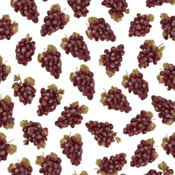 artistico interpretazione di paffuto rosso uva cluster sparpagliato attraverso un' pulire, uniforme fondale la creazione di png