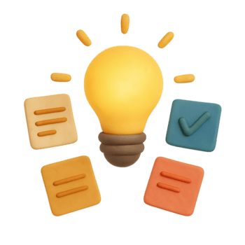 criativo idéia geração e tarefa gerenciamento. png