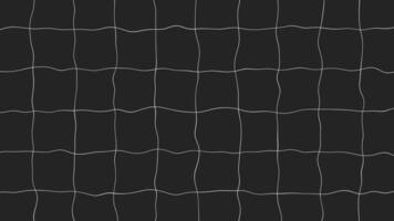 Animated Hand-Drawn Wavy Grid Lines - animated hand-drawn grid with wavy, imperfect lines moving gently and continuously on a dark gray background video