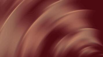 elegant choklad satin trasa draperi med mjuk veck, abstrakt brun textil- bakgrund med strömmande kurvor och skuggor video