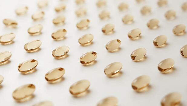 Array of Golden Orbs on a Light Surface, A Study in Repetition and Subtle Variation. photo