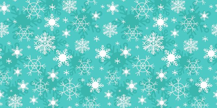 Christmas background, pattern. Hand drawn simple line icons. Snowflakes, winter, snowfall. Seamless background, star shape, doodles. New Year, multicolored background. vector