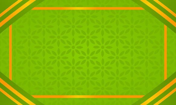 Modern luxury abstract aesthetic green background with dynamic flowing stripes and floral pattern vector