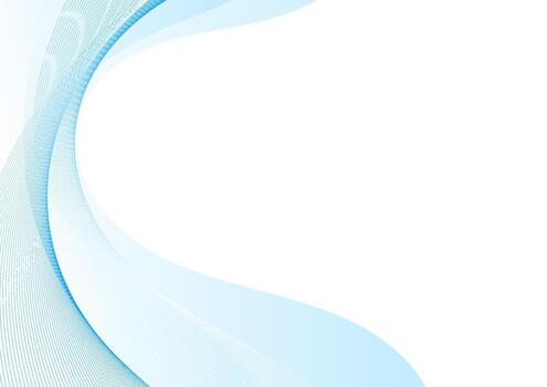 abstract blue wave background with flowing line vector