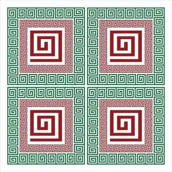 Geometric Abstract Pattern Design Creative Modern Idea vector