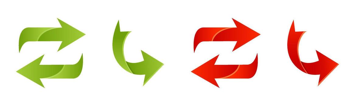 Arrow icons. Arrows set. Arrow cursor. Curved Arrow Icon Set vector