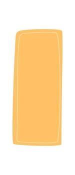 Hand drawn organic rectangle frame with playful blob border. This abstract card template has an inviting doodle background and soft banner style, ideal for creative text layout and versatile graphic vector