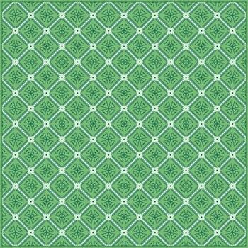 creative rhombus pattern with unique shape and dominant green colors vector