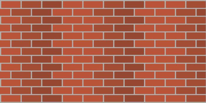 rojo ladrillo pared antecedentes textura, sin costura modelo de albañilería superficie vector