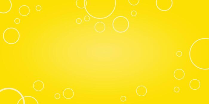 Yellow Simple Design With Circle Background vector
