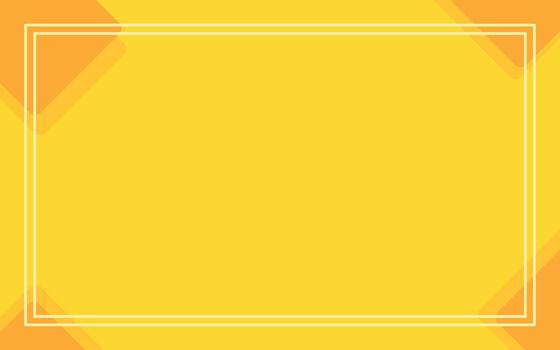 Yellow Frame Simple Design Background vector