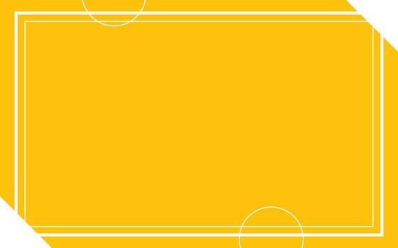 Simple Frame Yellow Design Background vector