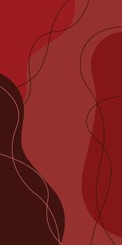 Red Simple Potrait Abstract Design Background vector