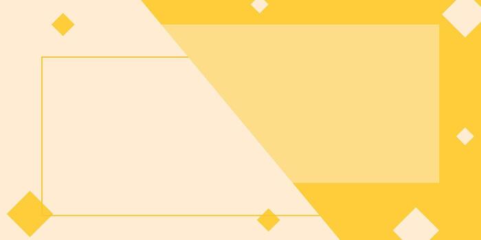 Yellow Simple Frame Design Background vector
