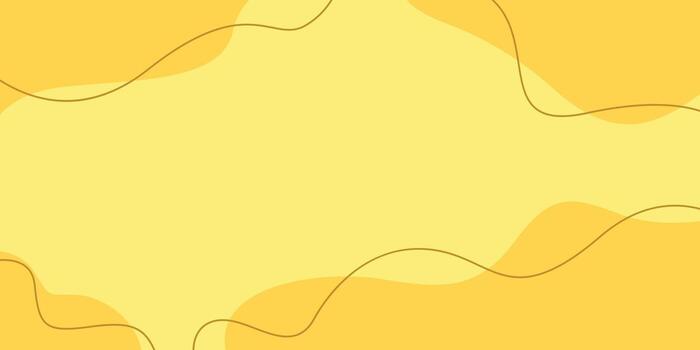 Yellow Abstract Wave Simple Background Design vector