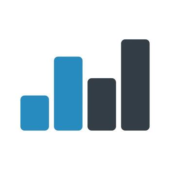 High-quality illustration of graph bar chart. Ideal for print, web, branding, packaging, vector