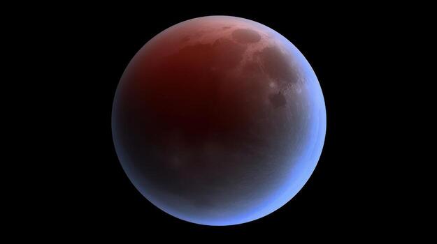 the moon is shown in this image photo