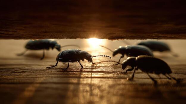 beetles in the sun photo