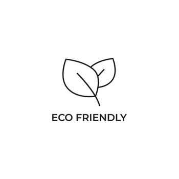 eco simpático hoja símbolo con texto para ambiental conciencia y sostenible prácticas, simbolizando naturaleza y verde iniciativas vector