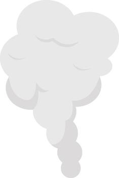 Smoke Clouds Element with Abstract Design vector