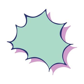 Hand drawn speech bubble talk new cloud Blank empty message box Textbox frame for banners, price tags, stickers, design vector