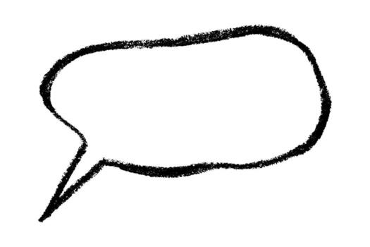 idea new cloud Hand drawn speech bubble Blank empty message box Textbox frame for banners, price tags, stickers, design vector