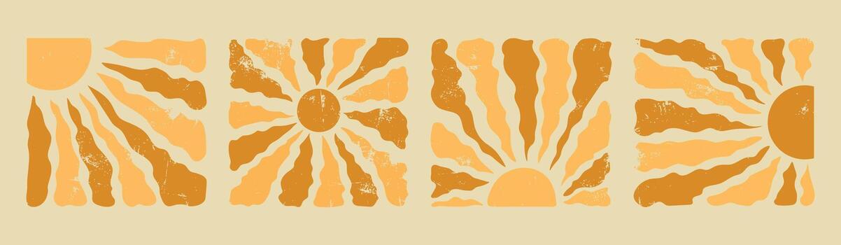 resumen maravilloso Dom gráficos en retro estilo vector