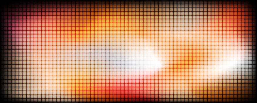 Pixel grid with soft gradient, smooth and flowing aesthetic, modern glass fractal effect.Minimal background for design, technology, presentations and creative projects vector