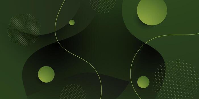 Abstract dark green fluid pattern background. Simple minimal abstract background with liquid element design. vector
