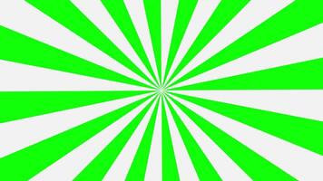Rotating Lines Animation Spinning in Circle Loop from Center on Green Background video