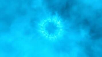 abstrakt ljus blå bakgrund animering slinga för visuell effekter och rörelse grafik video