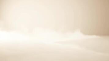 Abstract Cloud-Like Forms Against a Beige Background Creating a Dreamy Atmosphere video