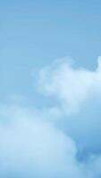 Clouds Drifting Across Light Blue Sky During Daytime in Summer video